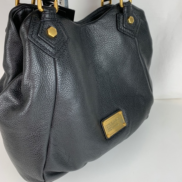 New Marc Jacobs Classic Q Fran Black Satchel - Picture 2 of 10